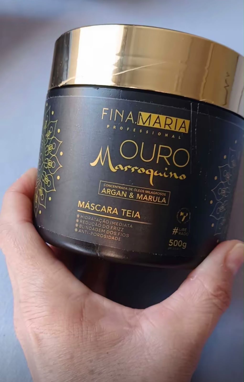 Máscara Ouro Marroquino